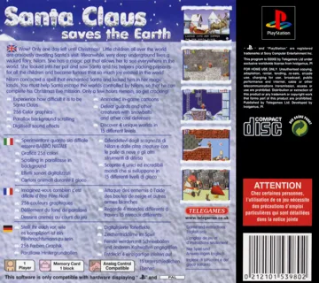 Santa Claus Saves the Earth (EU) box cover back